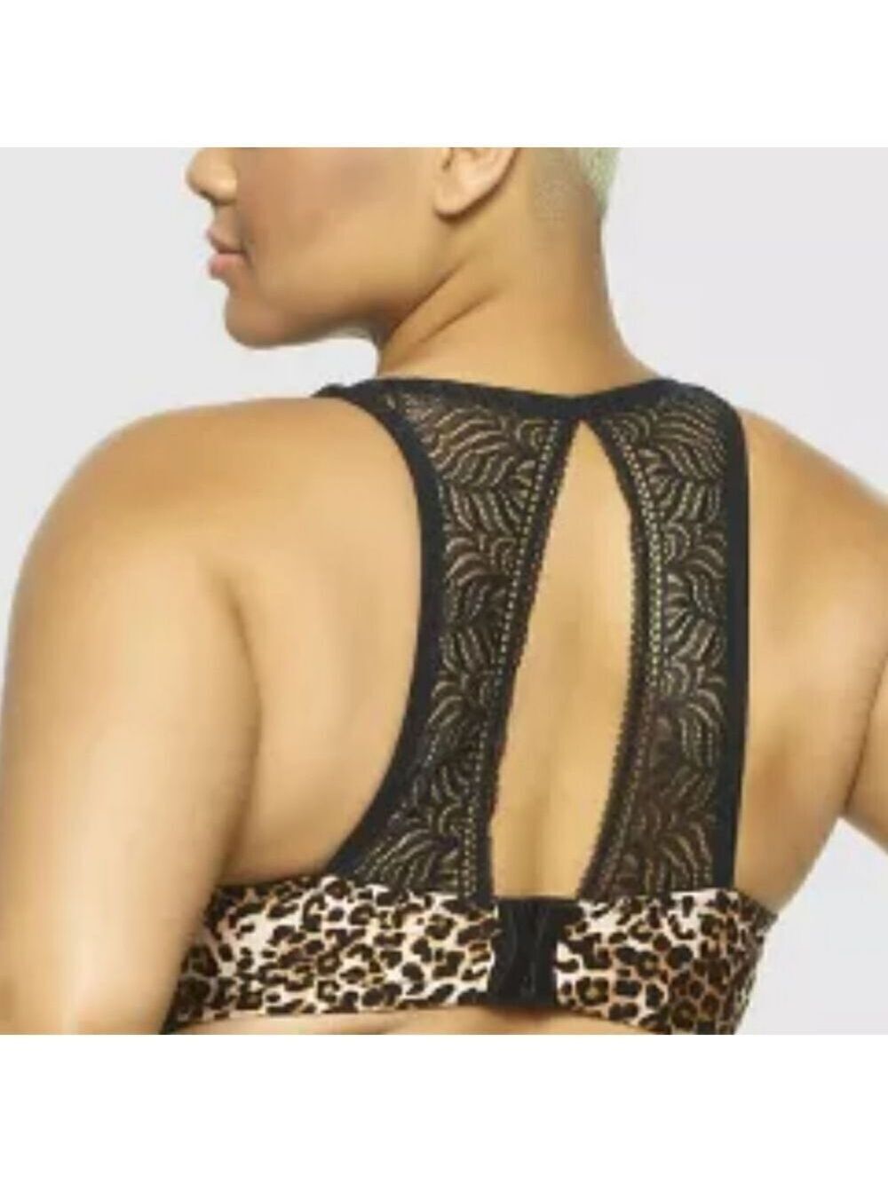 NWT  ParamounrPlunge Contour Bra with Lace T-BackIn Size 32DD - Picture 3 of 7